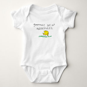 Regierung erhält REE SNEKRIGHT Gadsden Flag Baby Strampler