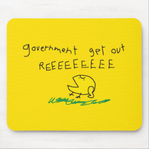 Regierung erhält REE SNEKRIGHT Gadsden Flag Mousepad