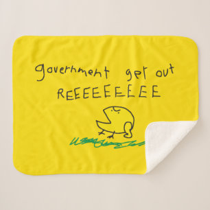 Regierung erhält REE SNEKRIGHT Gadsden Flag Sherpadecke
