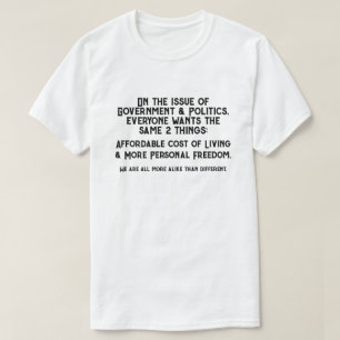 Regierung und Politik T-Shirt