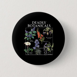 Regierungsbehörde Botanicals Herbologie Blume Button
