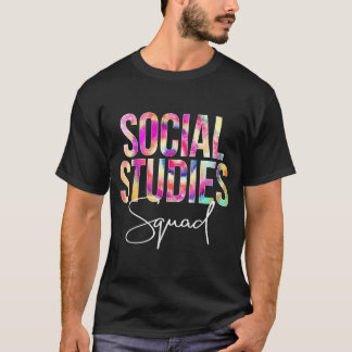 Regierungsbehörde-Studien-Squad Tie Dye Zurück Zur T-Shirt