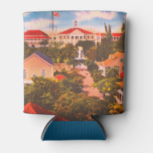 Regierungsgebäude, Nassau, Vintages Foto Bahamas Dosenkühler