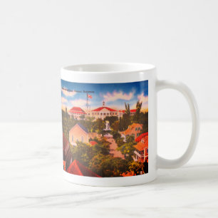 Regierungshaus, Nassau, Bahamas Vintage-Foto Kaffeetasse