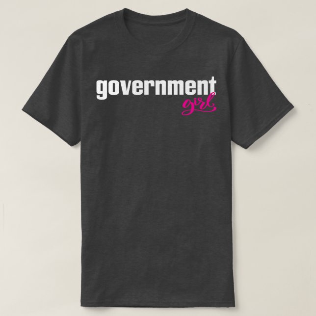 Regierungsmädchen T-Shirt (Design vorne)