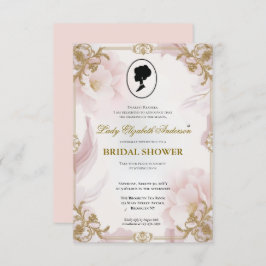 Regiezeit Florals Bridgerton Brautparty Einladung