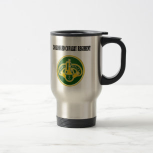 Regiment-Reise-Tasse der gepanzerten Kavallerie-3d Reisebecher