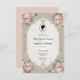 Regimezeit Florals Bridgerton Brautparty Invit Einladung