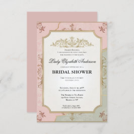 Regimezeit Florals Bridgerton Brautparty Invit Einladung