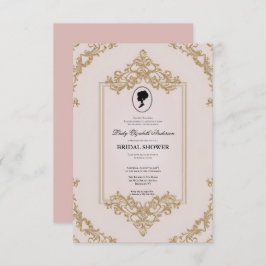 Regimezeit Florals Bridgerton Brautparty Invit Einladung