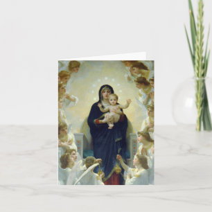 Regina Angelorum… Bouguereau 1900 Feiertagskarte
