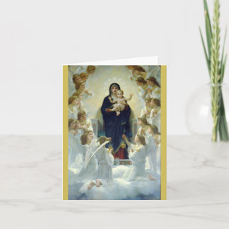 Regina Angelorum ... Bouguereau Feiertagskarte