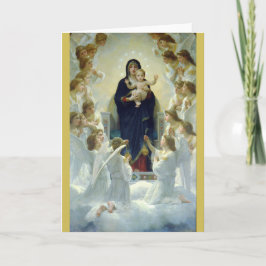 Regina Angelorum ... Bouguereau Feiertagskarte