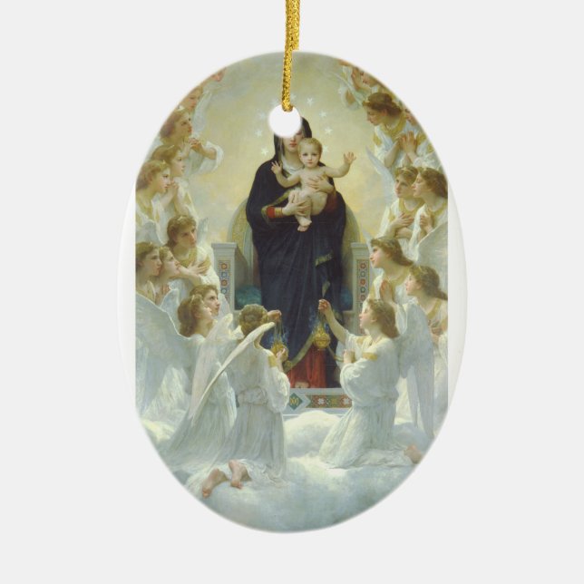 Regina Angelorum Keramikornament (Vorne)
