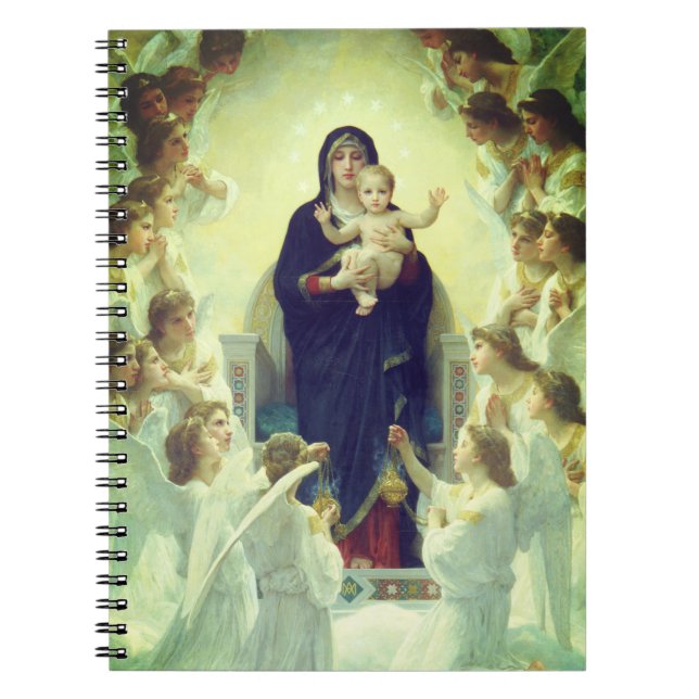 Regina Angelorum - William-Adolphe Bouguereau Notizblock (Vorderseite)