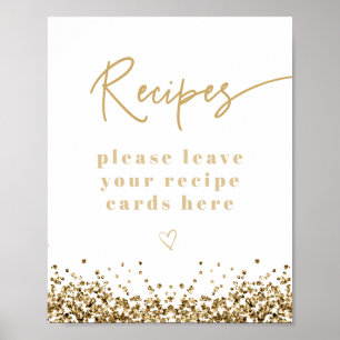 REGINA Gelbe Goldene Sequenzen Brautparty Rezepte Poster
