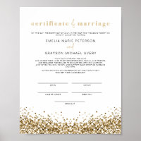 REGINA Glam Yellow Gold Eriage Certificate
