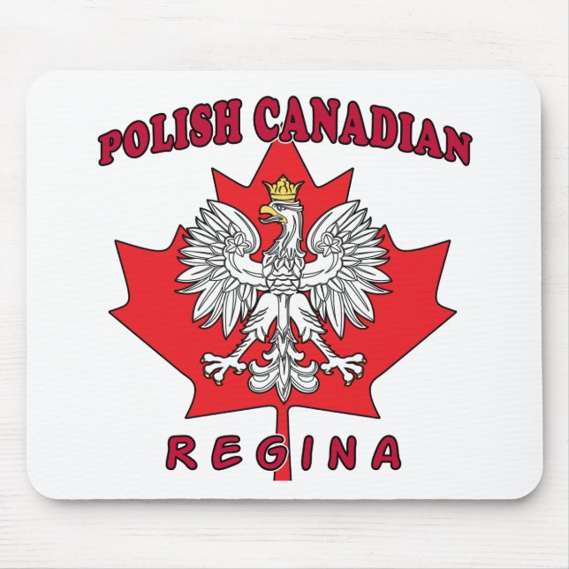 Regina Polnisch Kanadischer Leaf Mousepad (Vorne)