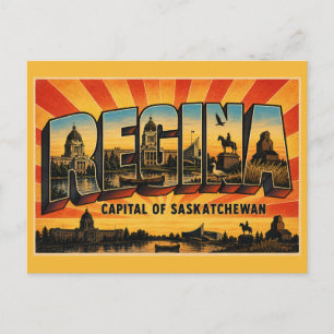 Regina Saskatchewan Hauptstadt Postkarte