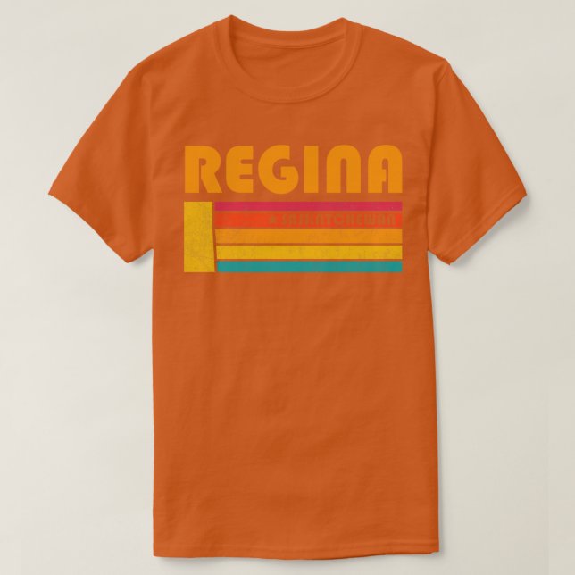 Regina Saskatchewan Kanada Vintag Distressed Souv T-Shirt (Design vorne)