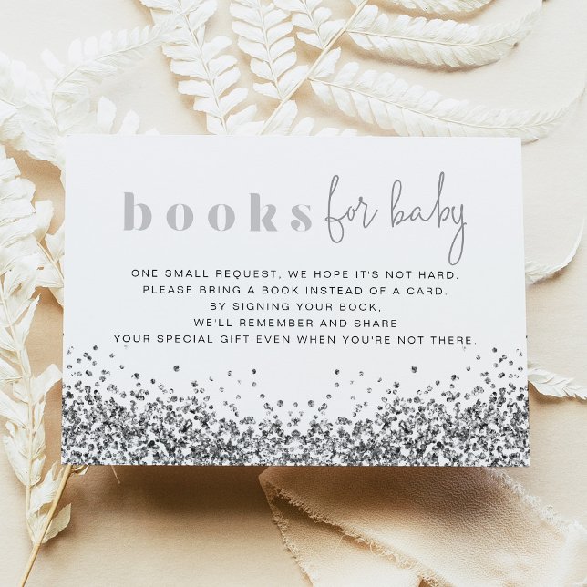 REGINA Silver Glitzer Sequins Bücher für die Kinde Einladung (Von Creator hochgeladen)