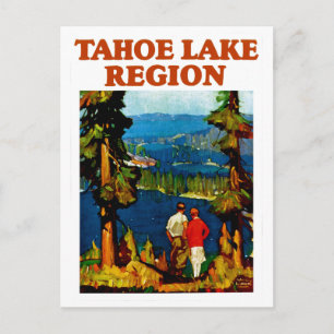 Region am Lake Tahoe Postkarte