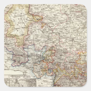 Region Hannover Quadratischer Aufkleber