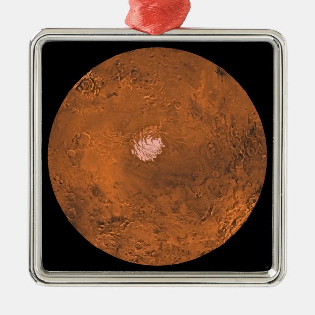 Region Mare Australe Mars Ornament Aus Metall (Vorne)