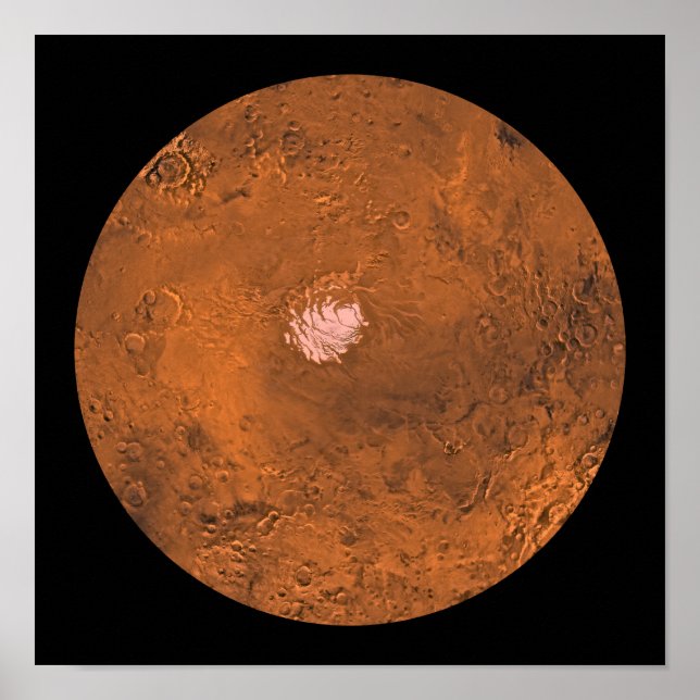 Region Mare Australe Mars Poster (Vorne)