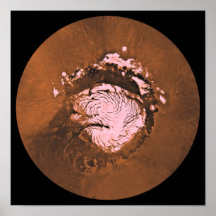 Region Mare Boreum Mars Poster