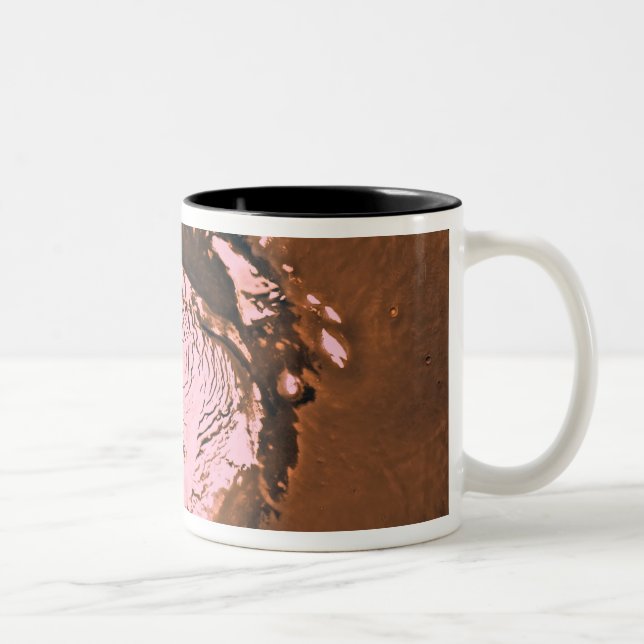 Region Mare Boreum Mars Zweifarbige Tasse (Rechts)
