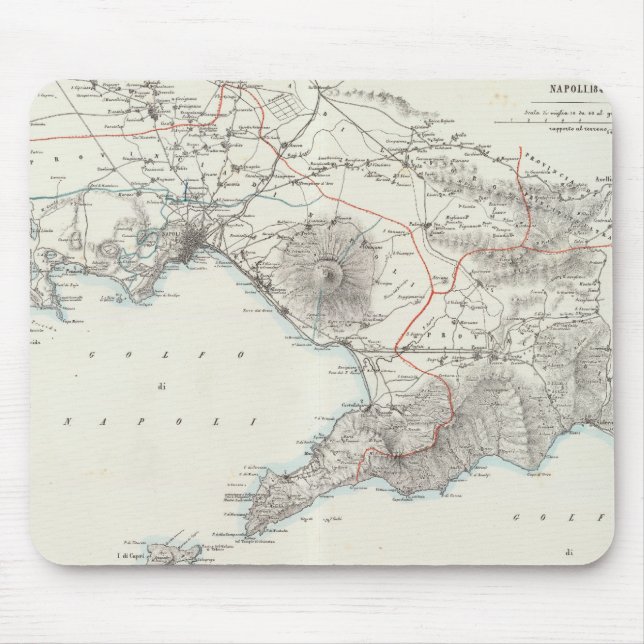 Region Neapel Italien Mousepad (Vorne)