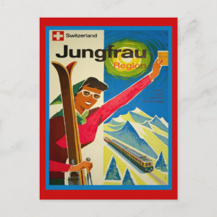 Region Schweiz - Jungfrau Postkarte