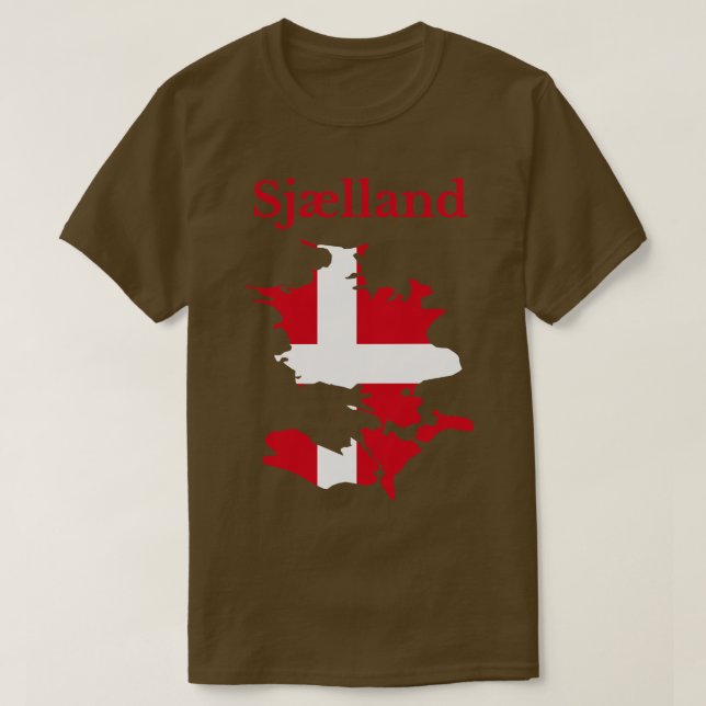 Region Seeland Dänemark T-Shirt (Design vorne)