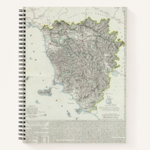 Region Toskana Italien Notizbuch