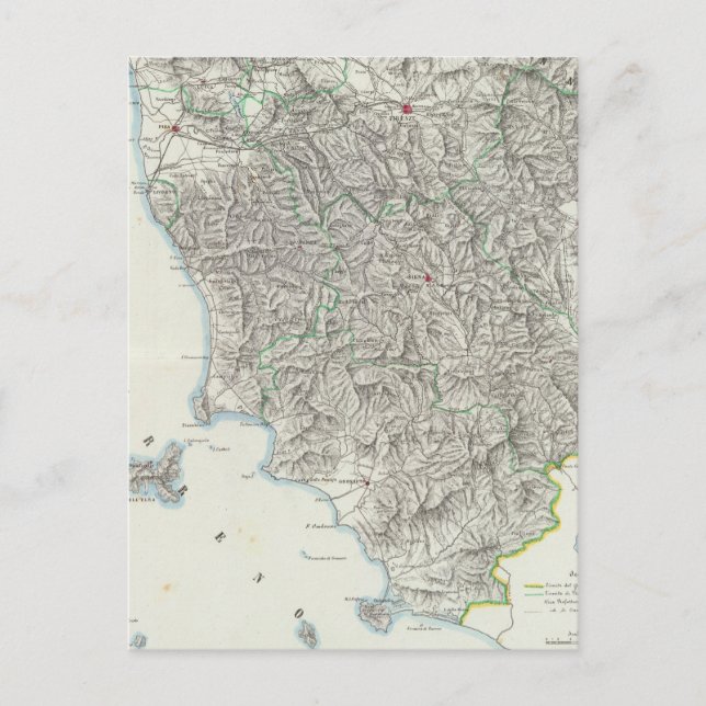 Region Toskana Italien Postkarte (Vorderseite)