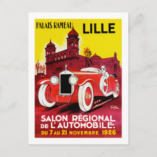 Regionaler Automobilsalon ~ Lille Postkarte