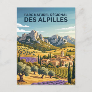 Regionaler Naturpark Alpilles Frankreich Postkarte