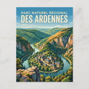 Regionaler Naturpark Ardennen Frankreich Postkarte