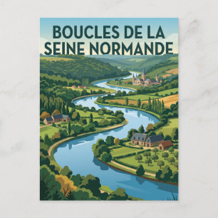 Regionaler Naturpark Boucles de la Seine Normande Postkarte