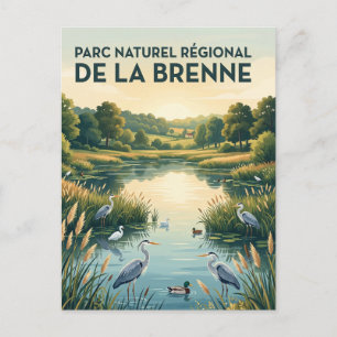 Regionaler Naturpark Brenne Frankreich Postkarte