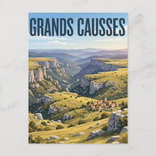 Regionaler Naturpark Grands Causses Frankreich Postkarte