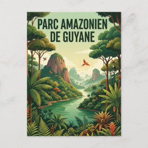 Regionaler Naturpark Guyane Frankreich Postkarte
