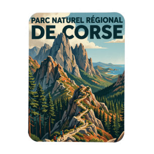Regionaler Naturpark Korsika Frankreich Magnet