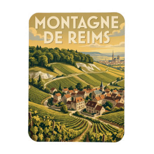 Regionaler Naturpark Montagne de Reims Frankreich Magnet