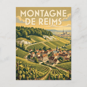 Regionaler Naturpark Montagne de Reims Frankreich Postkarte