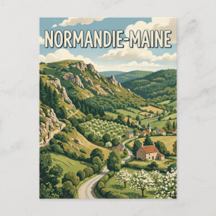 Regionaler Naturpark Normandie-Maine Frankreich Postkarte