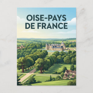Regionaler Naturpark Oise-Pays de France Postkarte