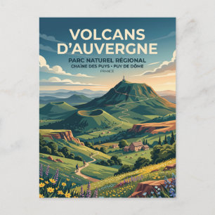 Regionaler Naturpark Volcans d'Auvergne Frankreich Postkarte
