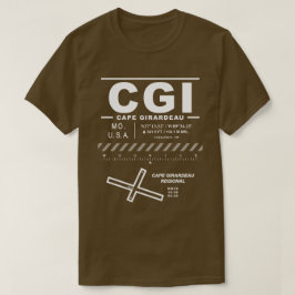 Regionalflughafen Cap Girardeau CGI T-Shirt